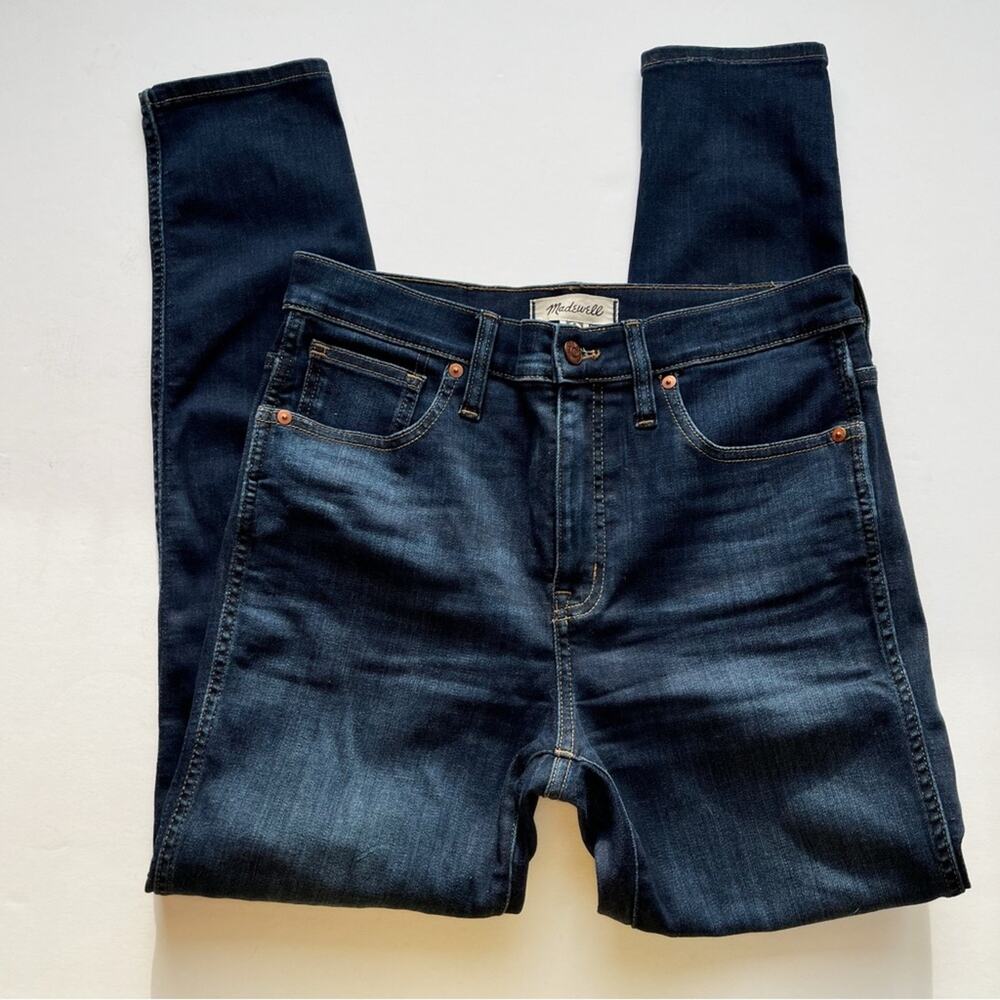Madewell 10" High Rise Skinny Jean in Woodland Wash 29 - Picture 8 of 9